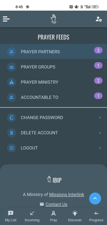 Prayer Partner Admin