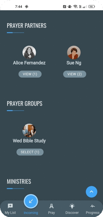 Share prayer points